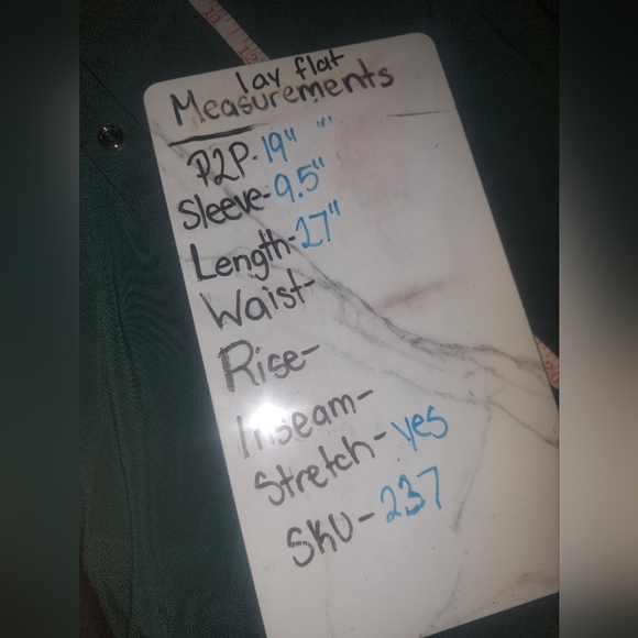 PerSeption Concept Green V Neck Shirt Size Medium - Picture 7 of 7